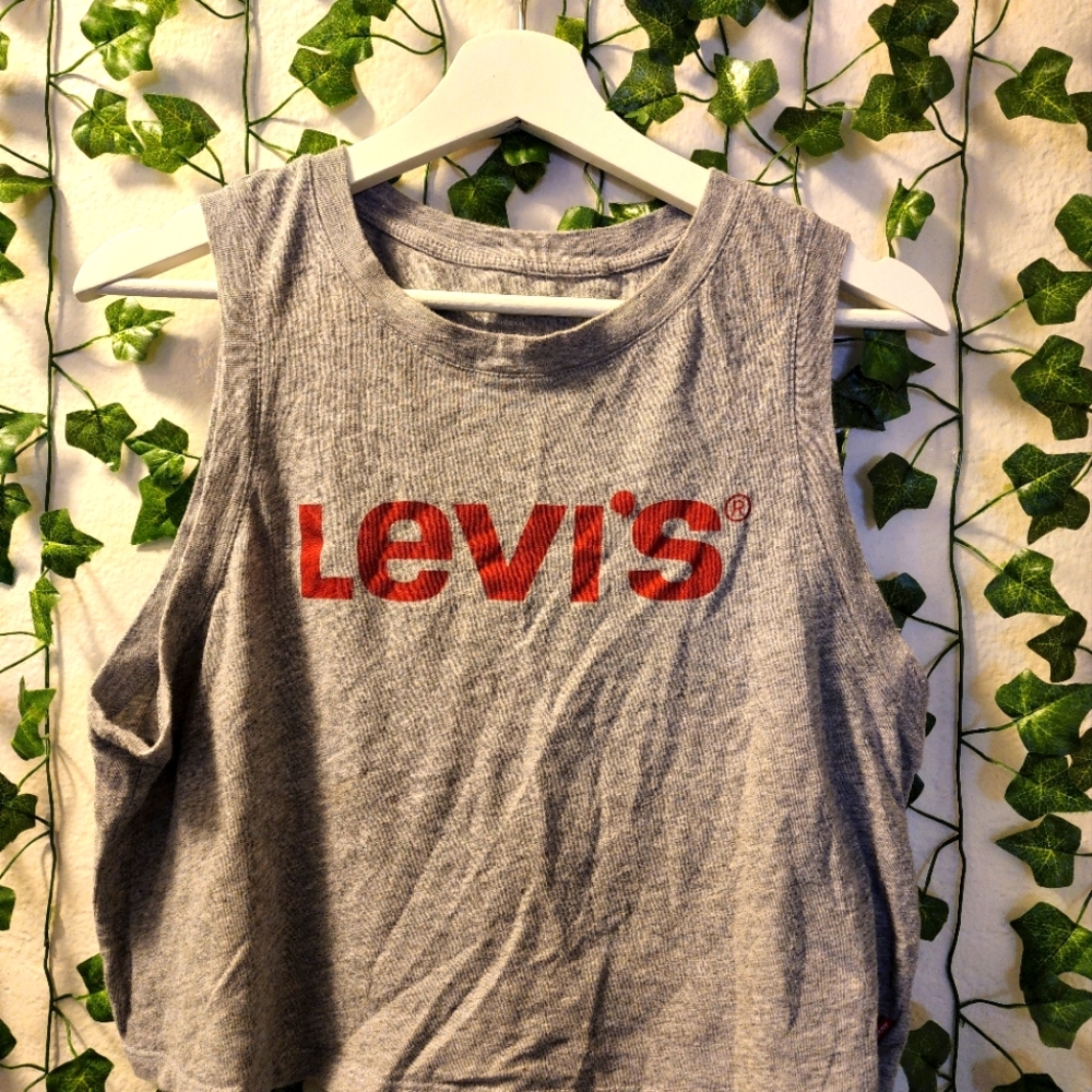 Levi's sleevless crop top